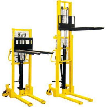 Hand-operated high stacker, lift height 1600 mm